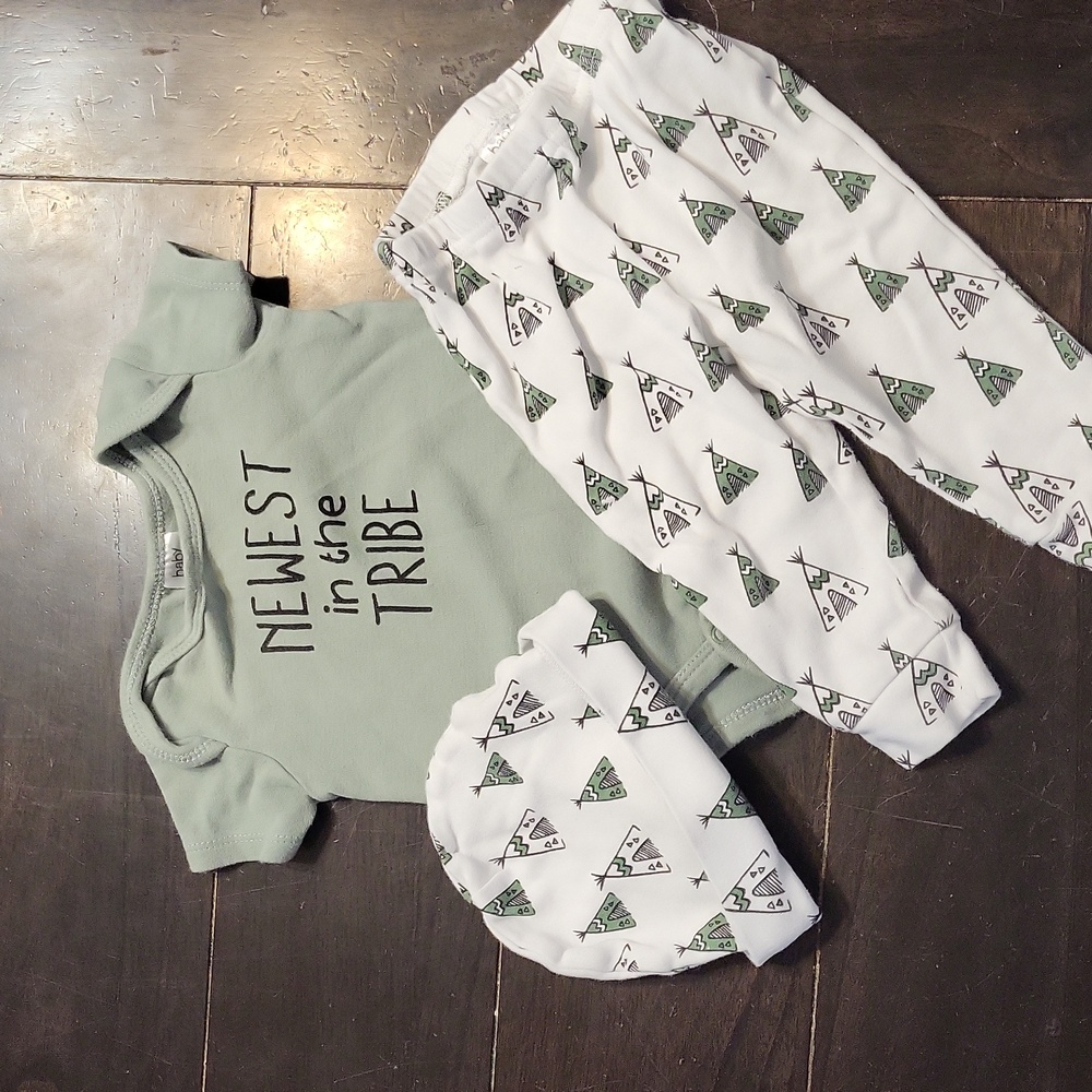 Baby Essentials 0-6 month 3 piece